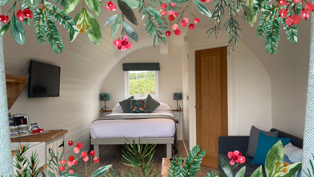 All I Want for Christmas Is a...Midweek 2 Night Stay in a Portavadie Cabin