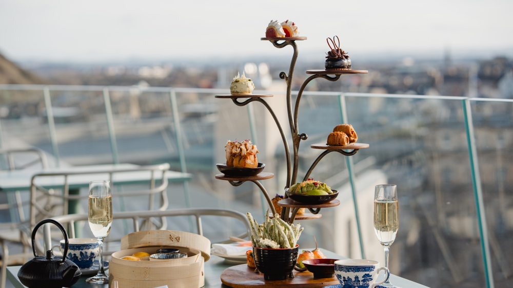SUSHISAMBA Edinburgh - Champagne Afternoon Tea for Two