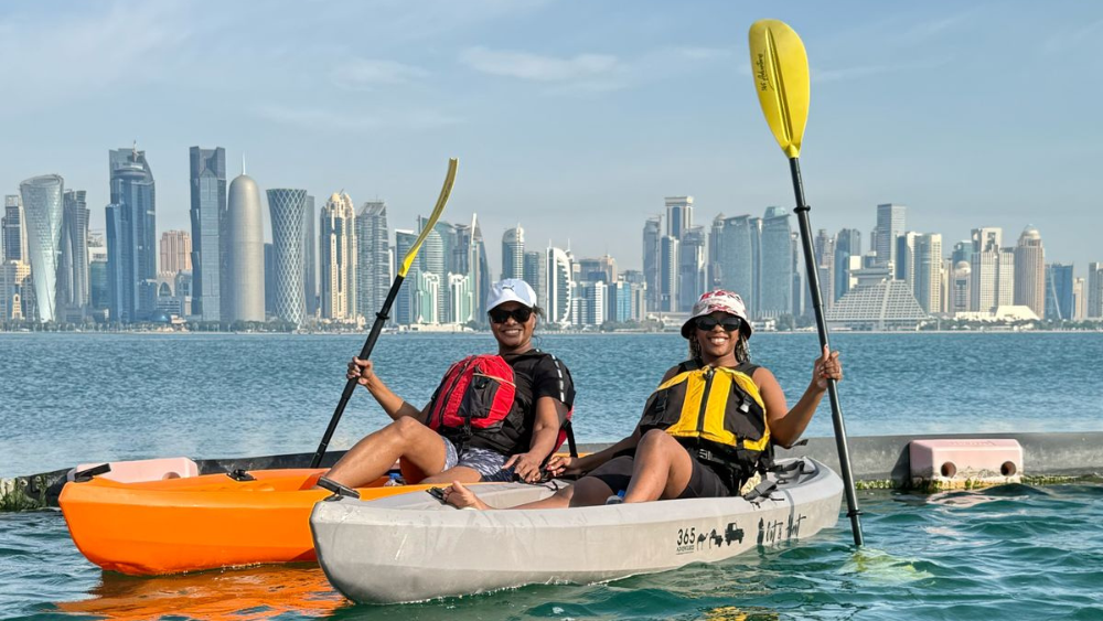 Paddling at MIA Park
