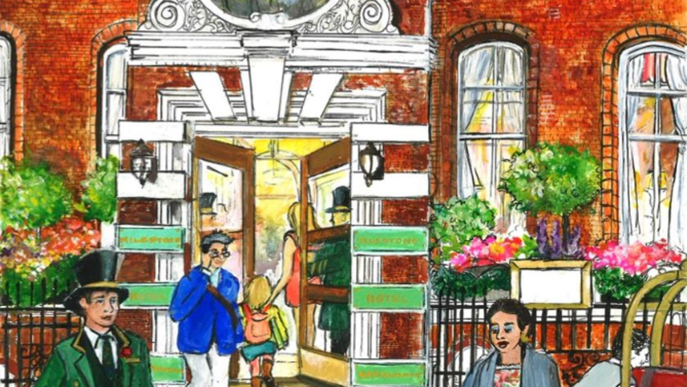 Resident Artist Portrait for Two with Traditional Afternoon Tea