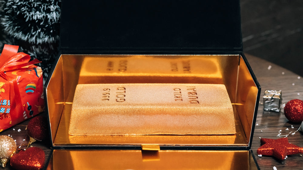 Oh My Gold! Yule Log