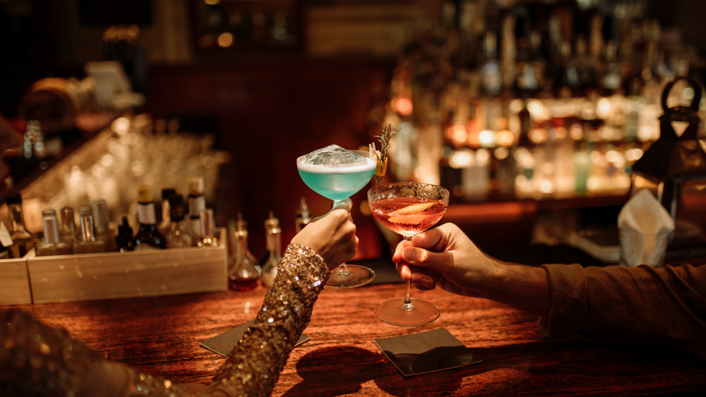 Cheers to Us – Cocktails for Two at the Piano Bar