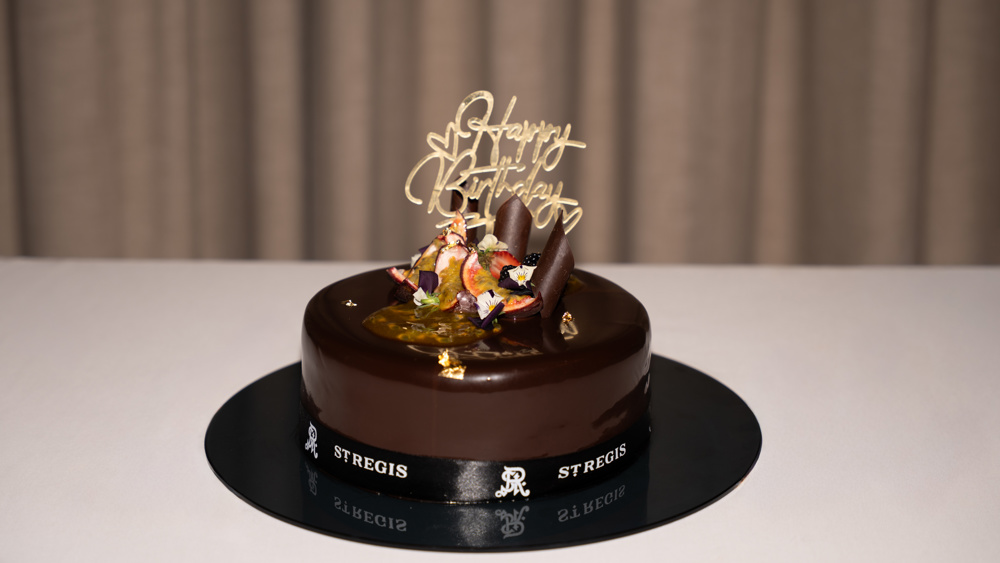 Passionfruit Dark Chocolate Cake
