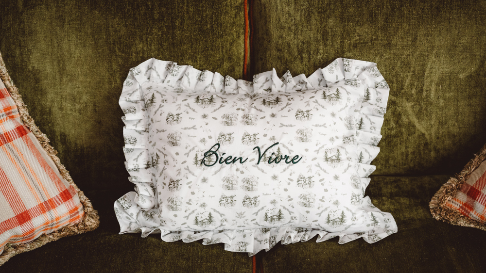 Cuscino toile de jouy Auberge