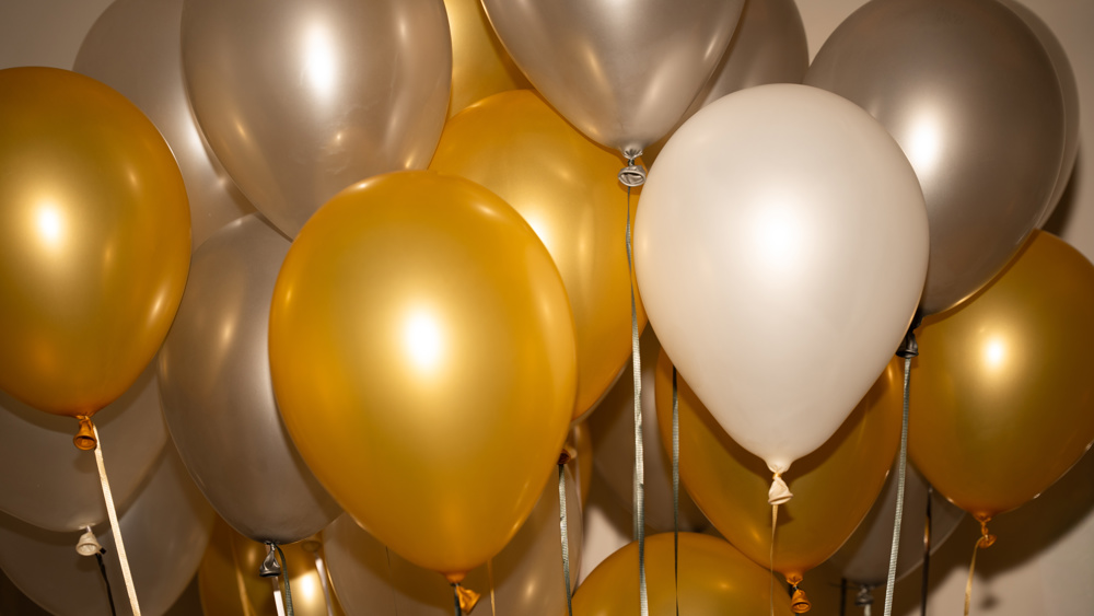 20 Chrome Balloons