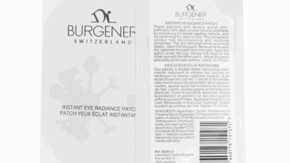 Dr Burgener – Patch Éclat Instantané pour les Yeux