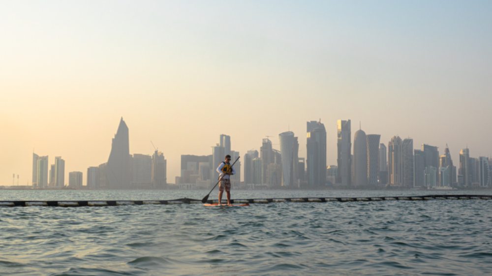 Paddling at MIA Park