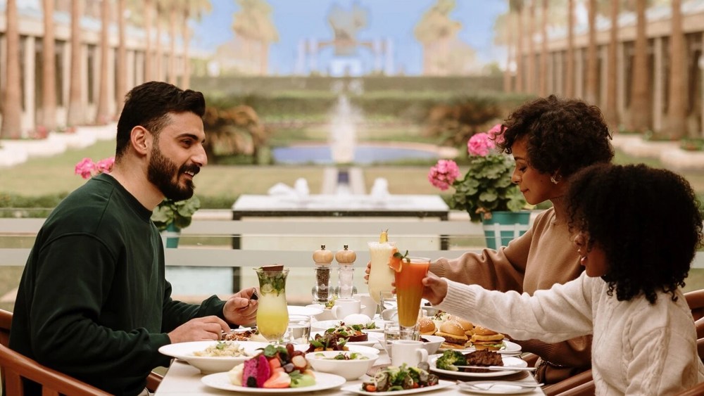 Lavish Garden Breakfast