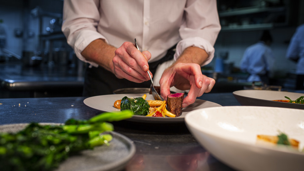 Three-Course Dinner with a Glass of Champagne for Two
