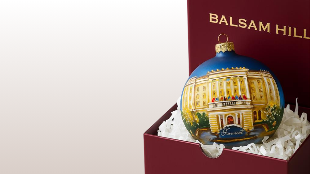 [PRE-ORDER] Fairmont San Francisco x Balsam Hill Holiday Ornament