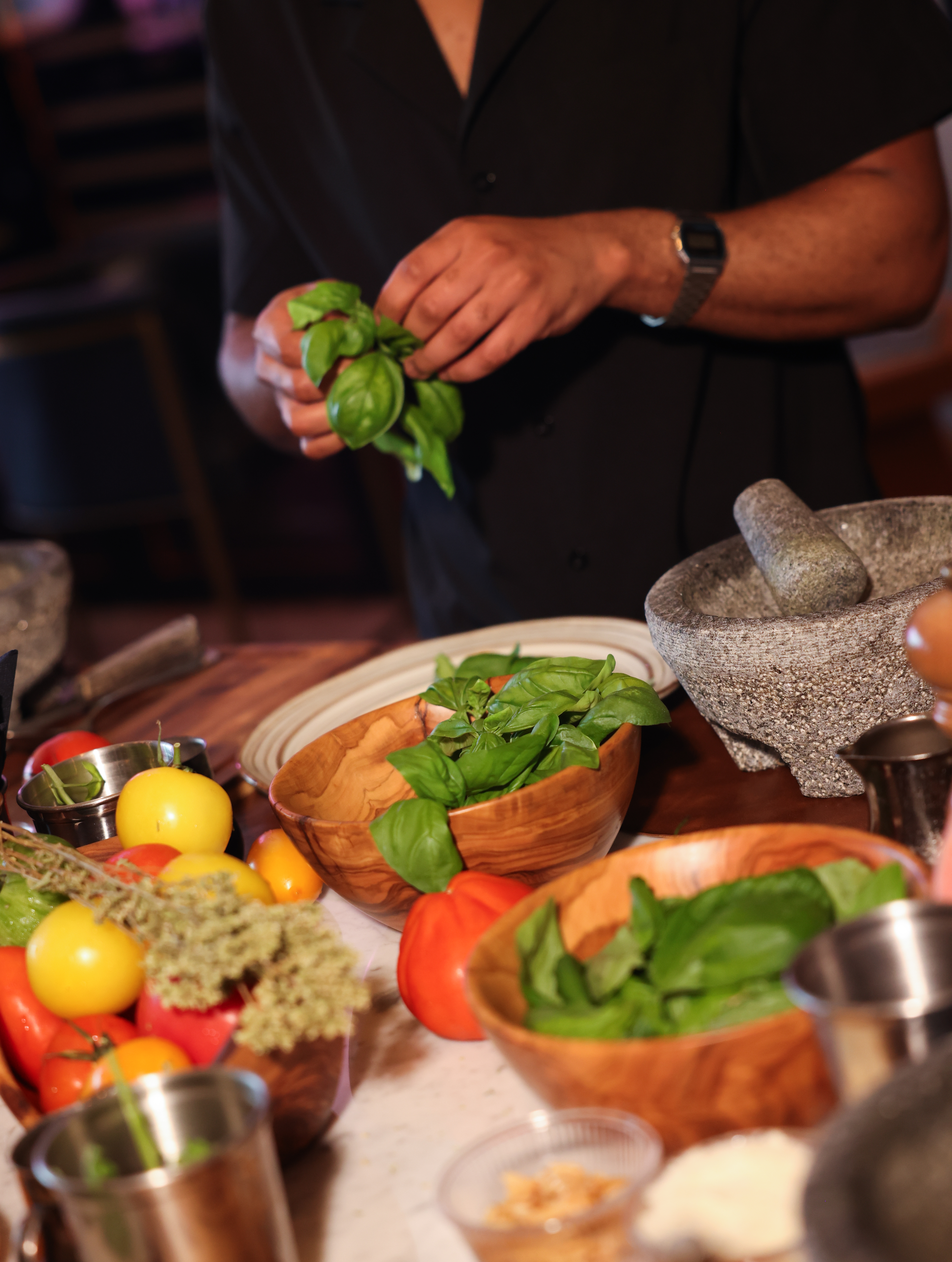 Pesto Making Class with Set Menu