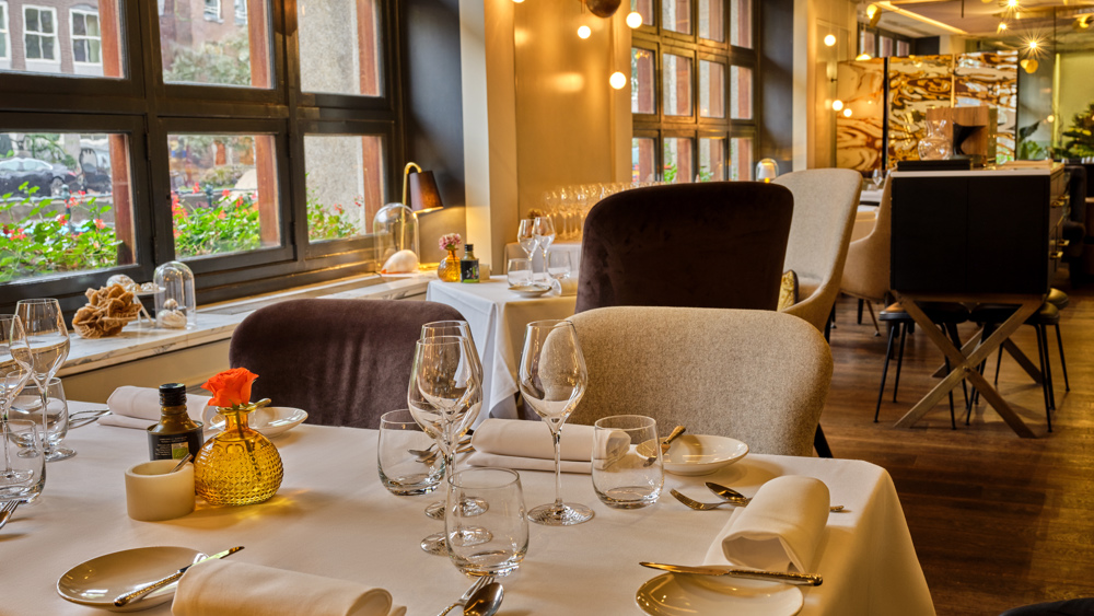 Vegetable Dinner for two at restaurant Bridges - Seven Course 