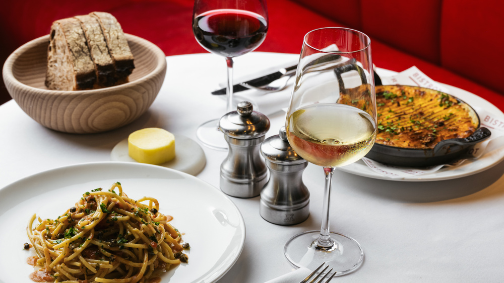 Two Course Dinner with a Complimentary Snack For Two