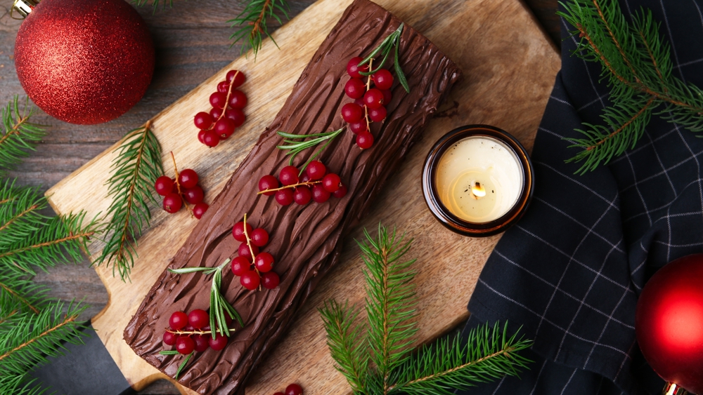 Traditional Yule Log