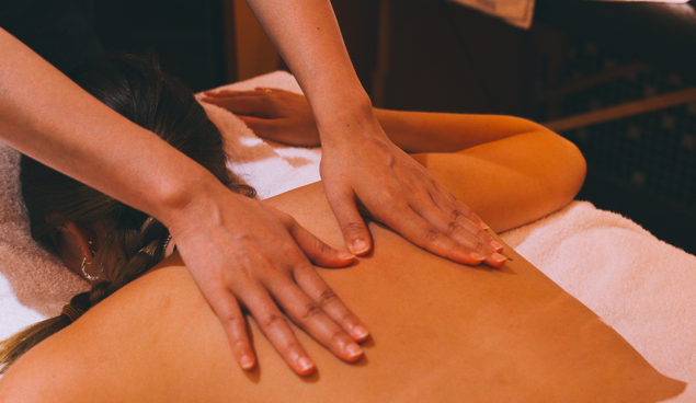 In room massage
