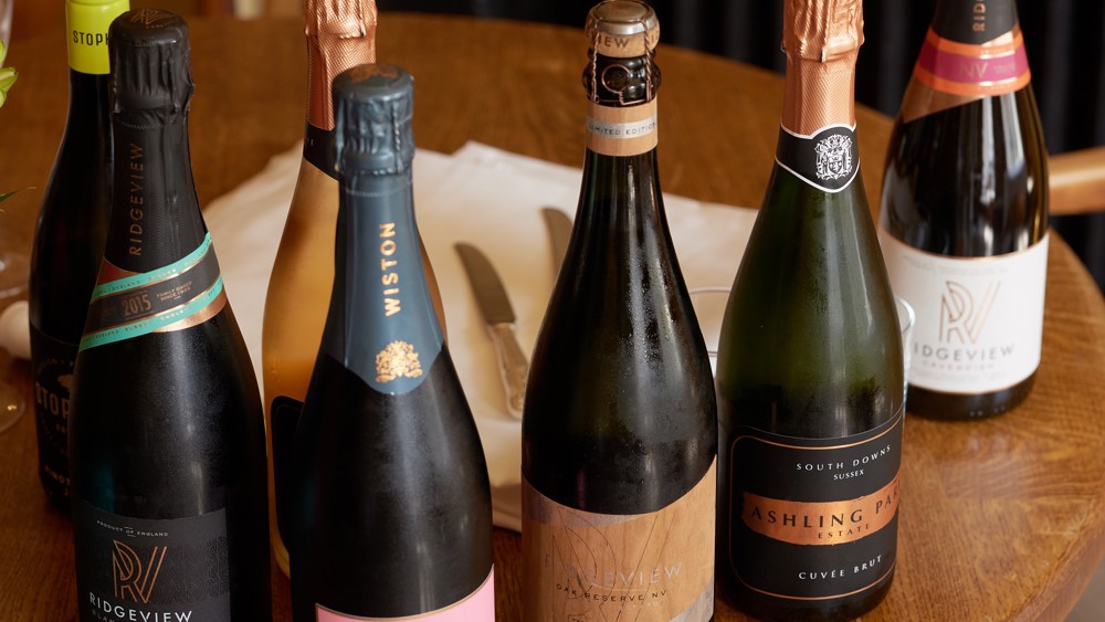 Enjoy a Bottle of Sussex Sparkling at The Black Horse, Climping 