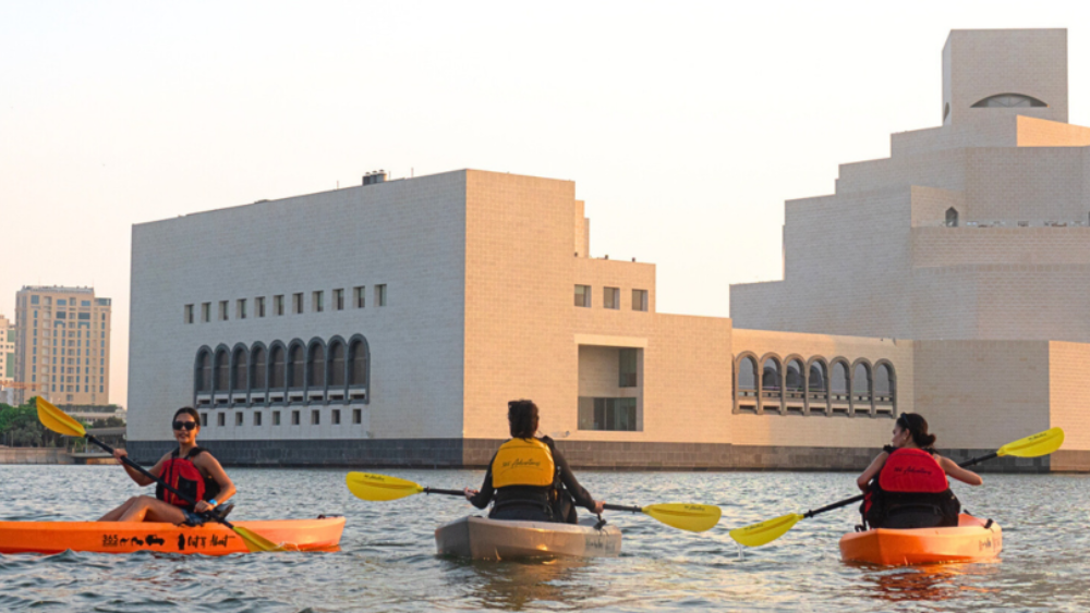 Paddling at MIA Park