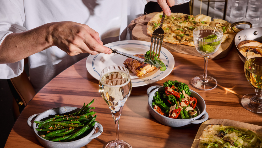 Brush Champagne Dinner for Two