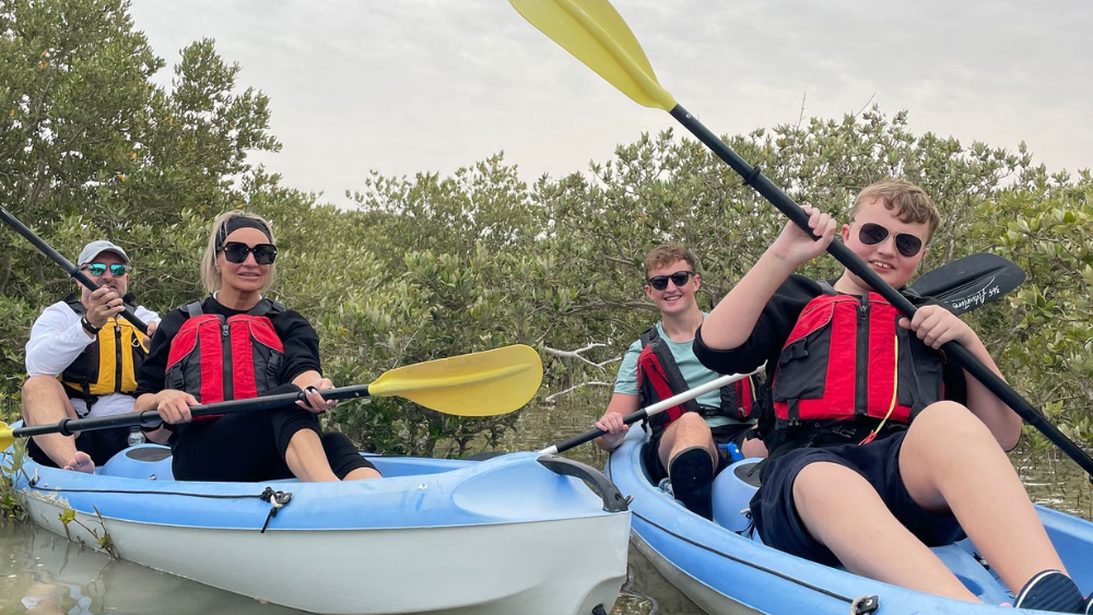 Kayaking at the Al Mafjar Mangroves