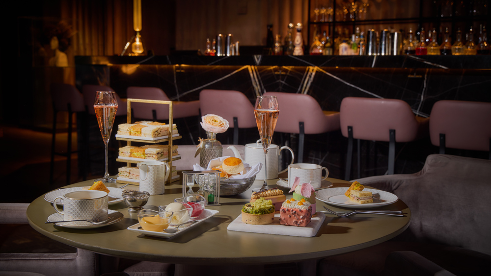 Rosé Champagne Afternoon Tea for Three