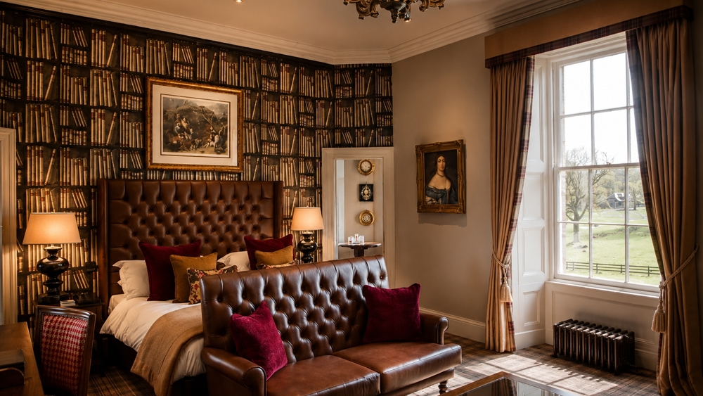 Luxury Overnight Stay for two with three course dinner & breakfast in the Turret Suite