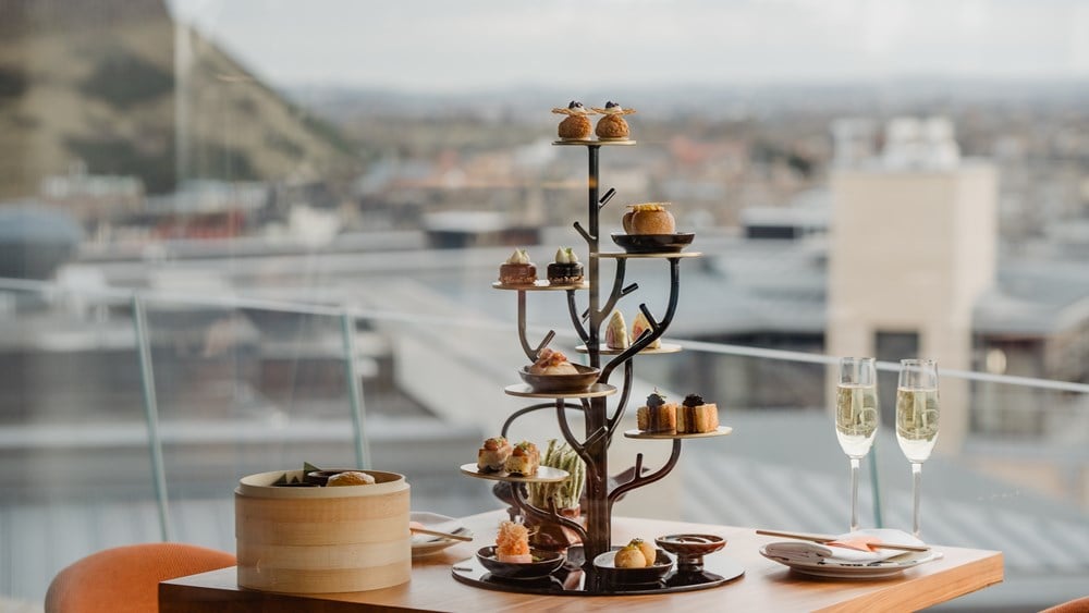 SUSHISAMBA Edinburgh - Champagne Afternoon Tea for Two