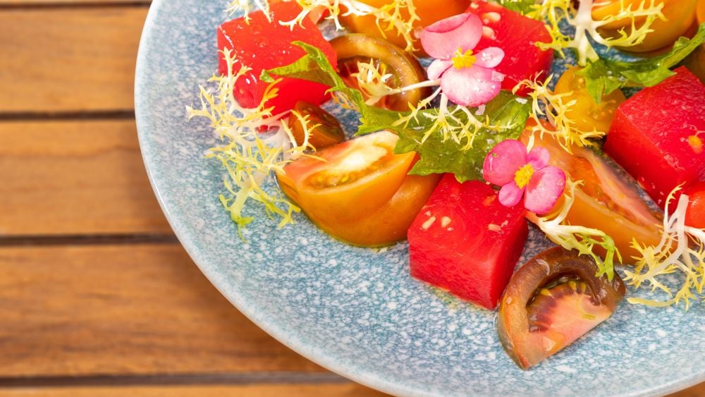 Menú mediodía Mediterráneo con bebida
