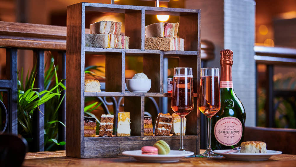 Rosé Champagne Afternoon Tea For Two - Blackpool New York Italian