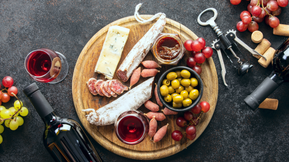Trés Francais pour Deux | Charcuterie, Cheese & Wine