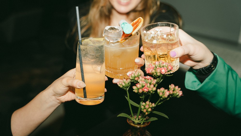 1 cocktail at the BRICKS Bar