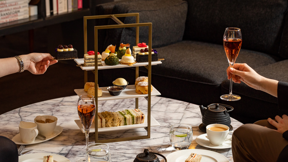 Rose Champagne Afternoon Tea for Five