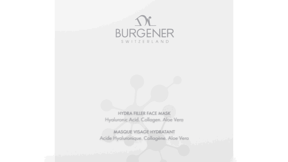Dr Burgener – Masque Hydra-Filler pour le Visage