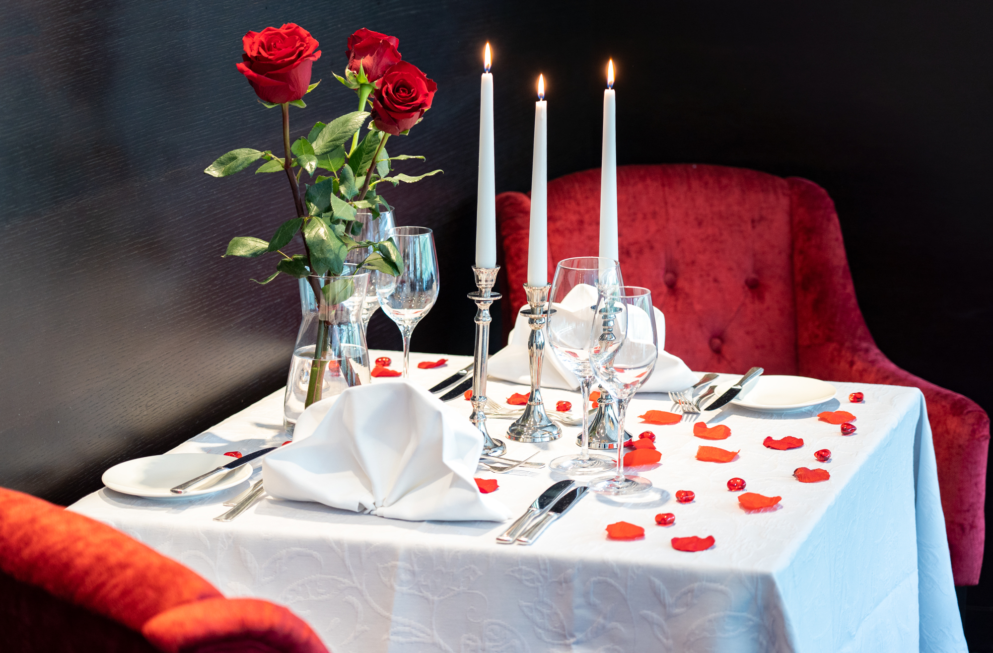 Candlelight Dinner for 2 People