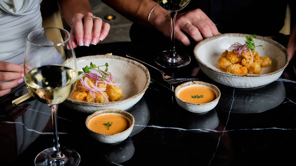 Omakase Experience with Wine Pairing for Four