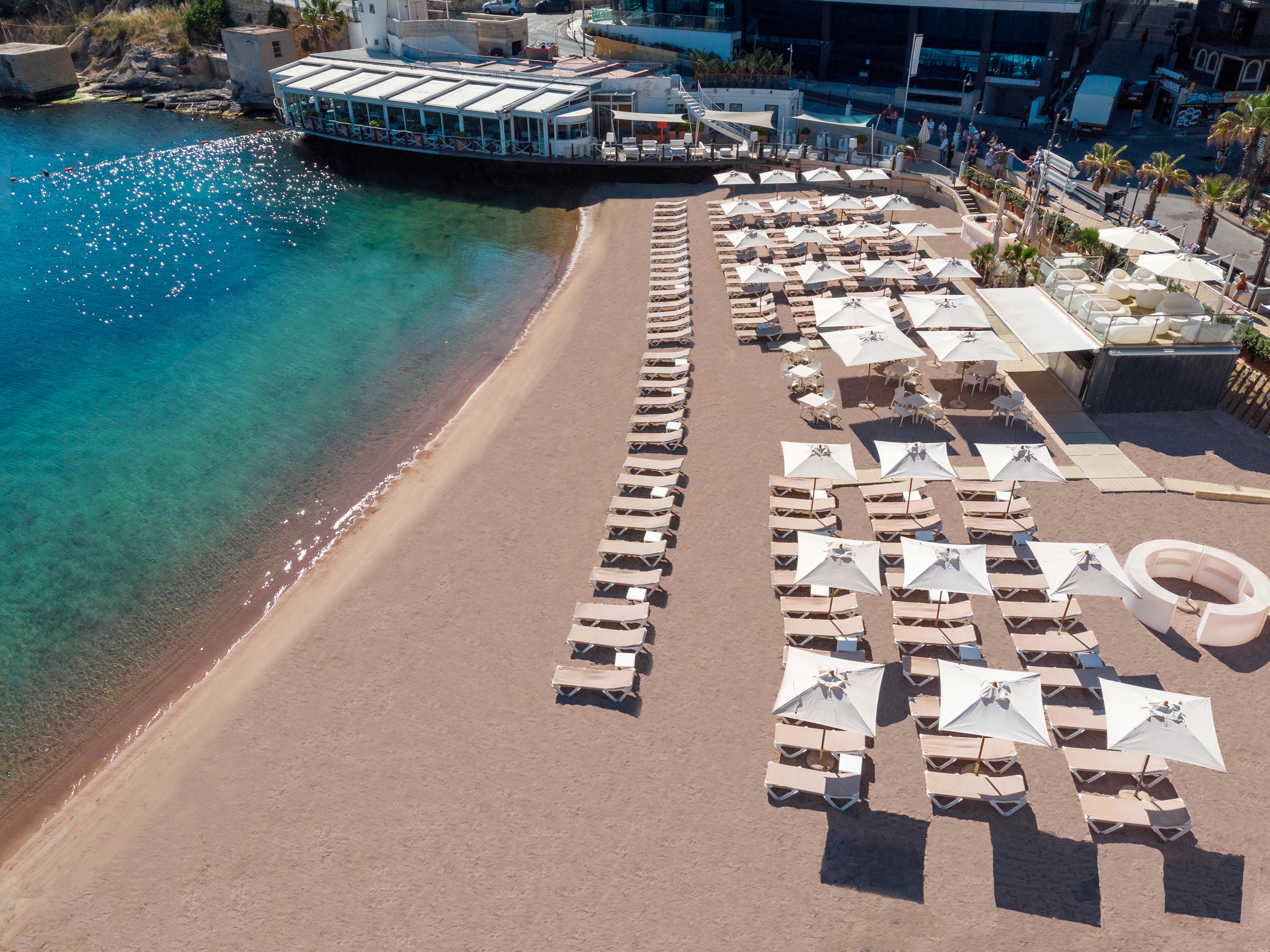 Lunch at Paranga with Access to Private Beach