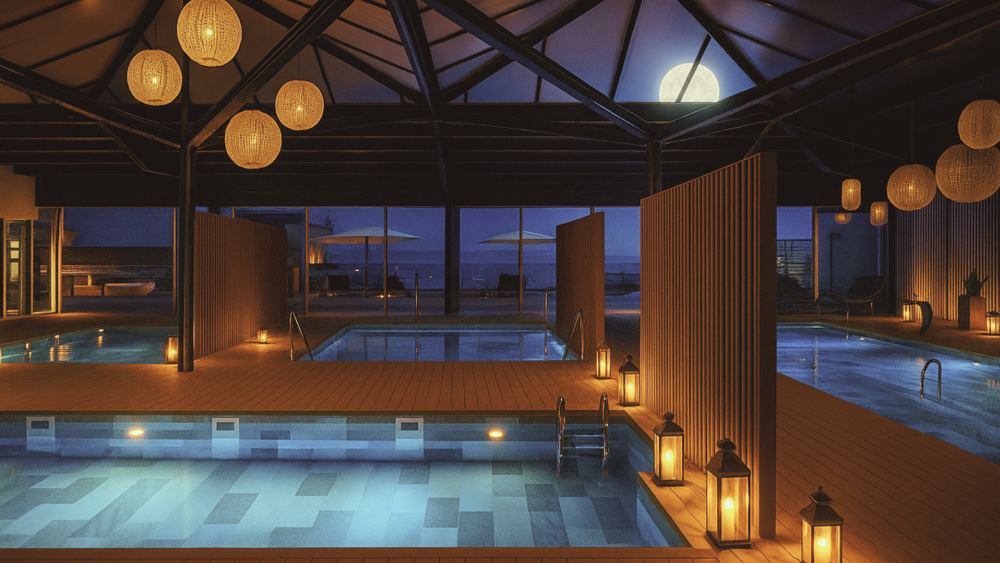 Noche en el spa, 28 de agosto
