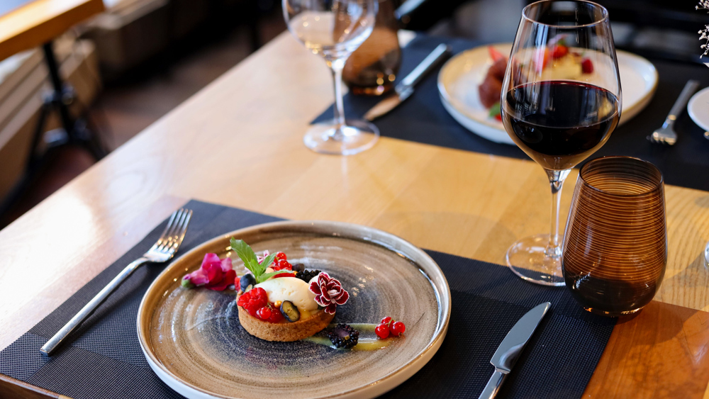 3-course menu wine & dine
